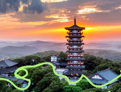 在紫蓬山，邂逅夏日限定綠色大片